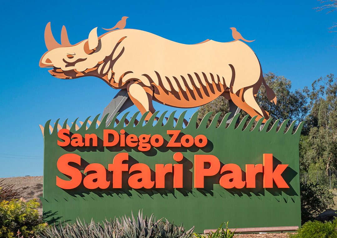 San Diego Zoo Safari Park sign